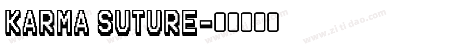 KARMA SUTURE字体转换